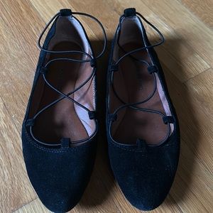 Lucky brand black suede shoe